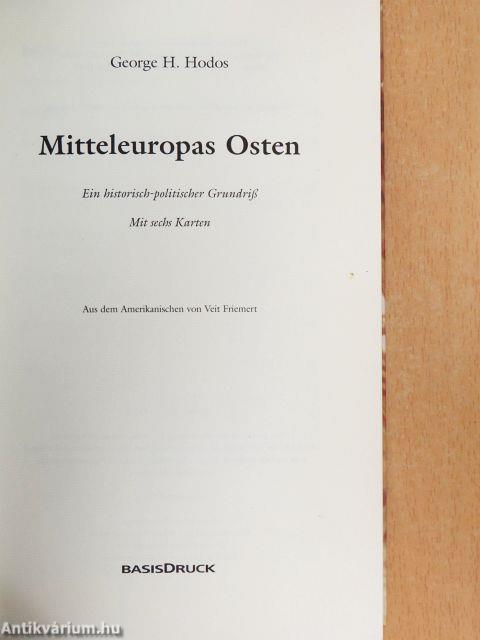 Mitteleuropas Osten