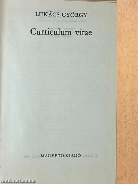 Curriculum vitae