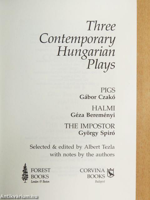 Three Contemporary Hungarian Plays