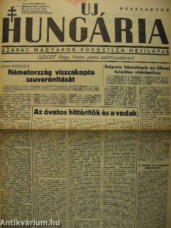Uj Hungária 1955. május 13.