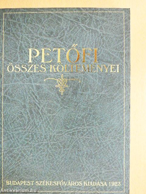 Petőfi összes költeményei