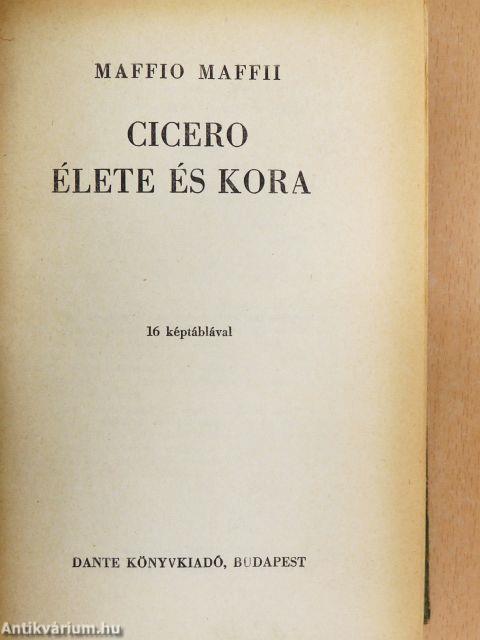Cicero élete és kora