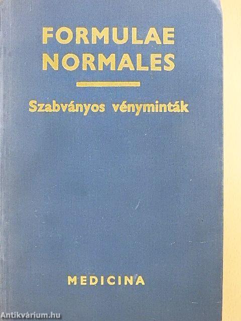 Formulae Normales V.