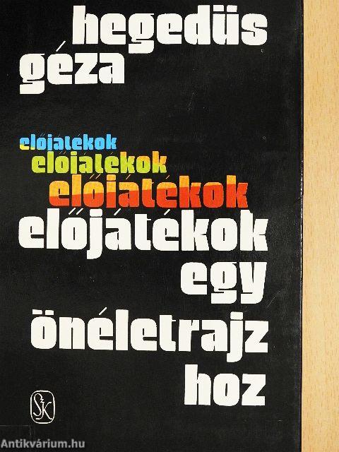 Előjátékok egy önéletrajzhoz