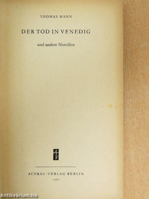 Der Tod in Venedig
