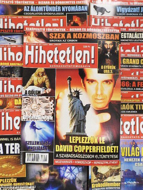 Hihetetlen! 2004. január-december