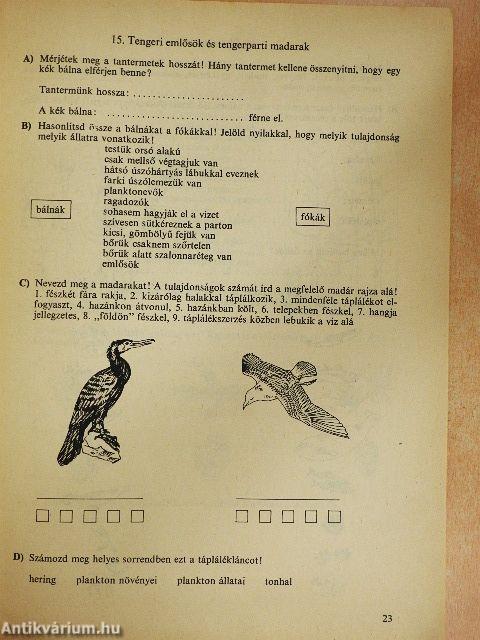 Biológia munkafüzet 6.