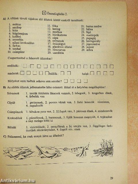 Biológia munkafüzet 6.