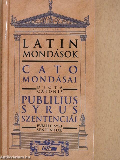 Latin mondások
