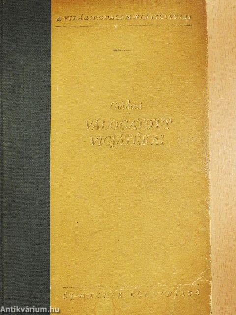 Goldoni válogatott vígjátékai