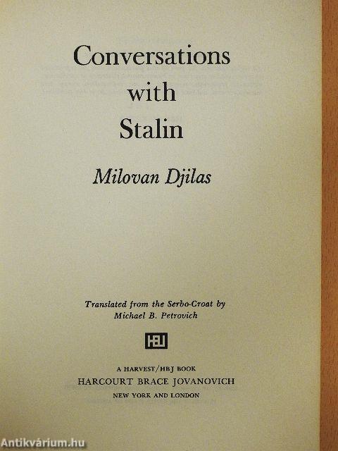 Conversations with Stalin