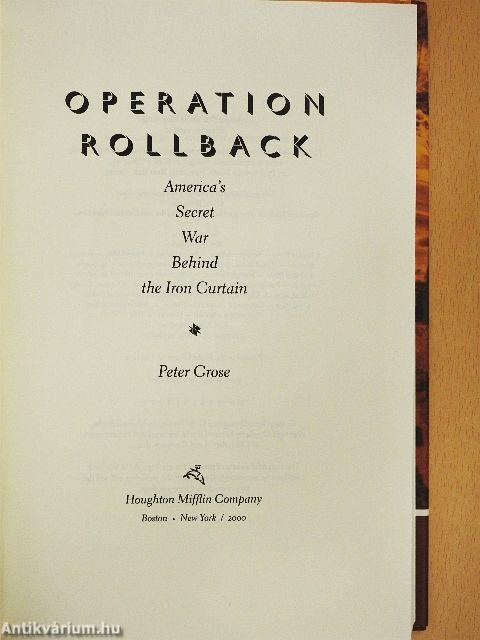 Operation Rollback