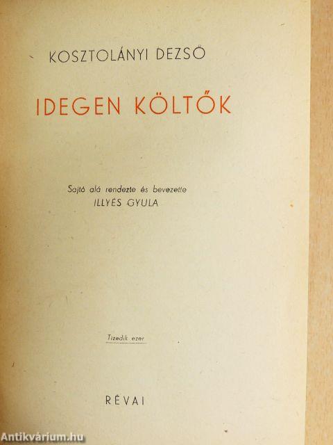 Idegen költők