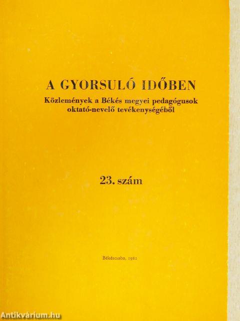 A gyorsuló időben 23.