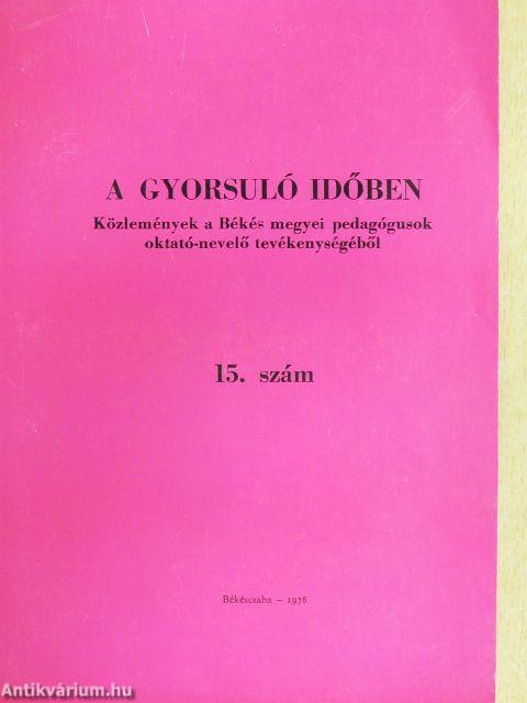 A gyorsuló időben 15.