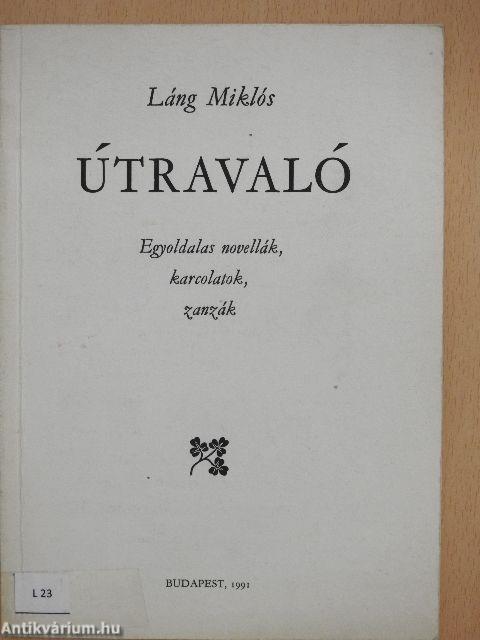 Útravaló