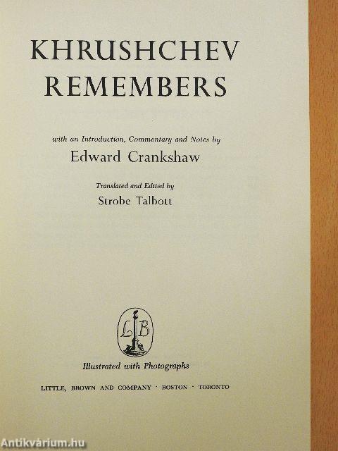 Khrushchev Remembers