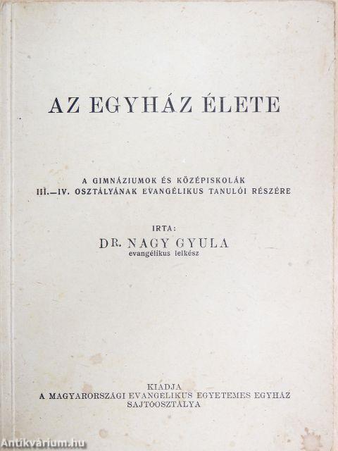 Az egyház élete