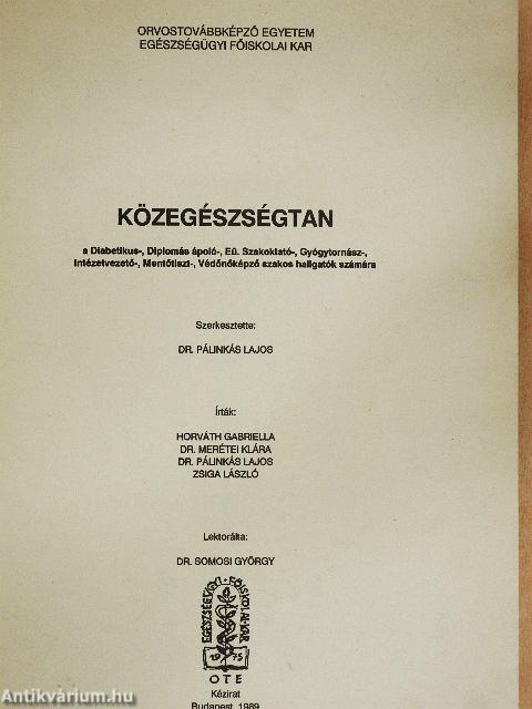 Közegészségtan