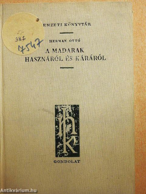 A madarak hasznáról és káráról