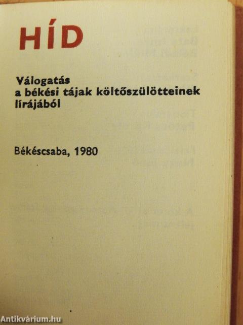 Híd (minikönyv) (számozott)