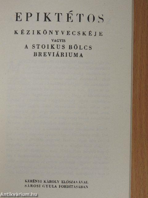 Epiktétos kézikönyvecskéje
