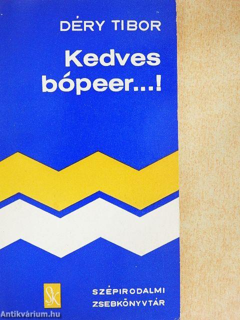Kedves bópeer...!