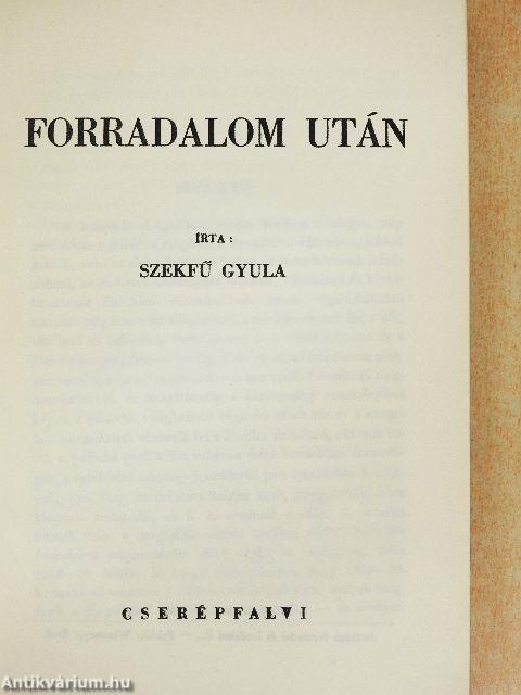 Forradalom után