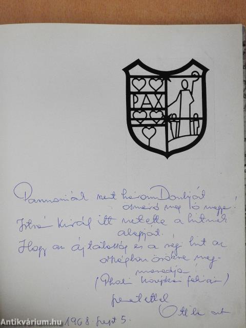 Pannonhalma (dedikált példány)