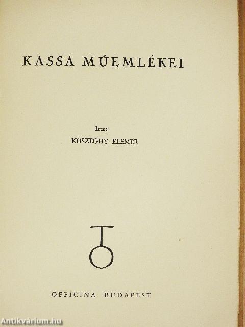 Kassa műemlékei