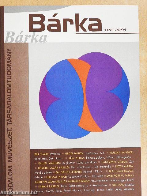 Bárka 2019. (nem teljes évfolyam)