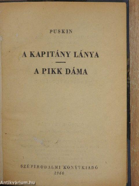 A kapitány lánya/A pikk dáma