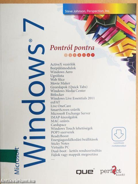 Microsoft Windows 7 pontról pontra