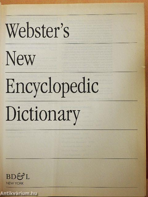 Webster's New Encyclopedic Dictionary