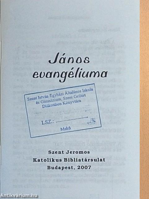 János evangéliuma