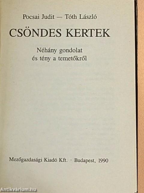 Csöndes kertek