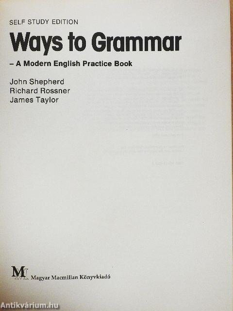 Ways to Grammar