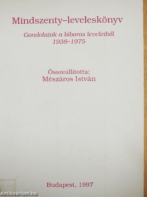 Mindszenty-leveleskönyv