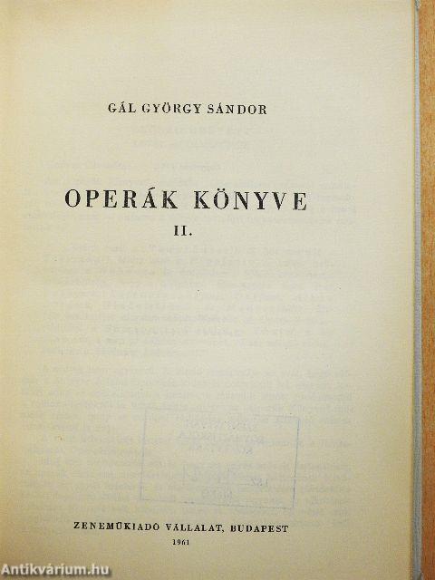 Operák könyve II.