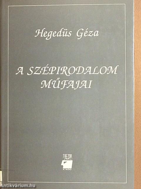 A szépirodalom műfajai