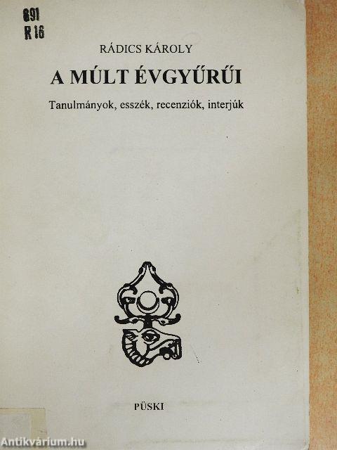 A múlt évgyűrűi