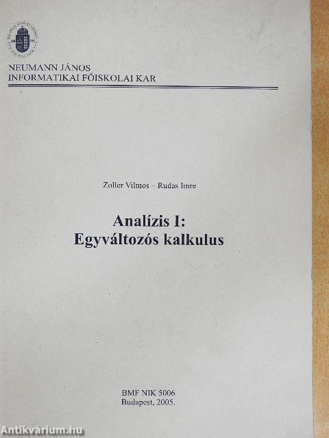 Analízis I.