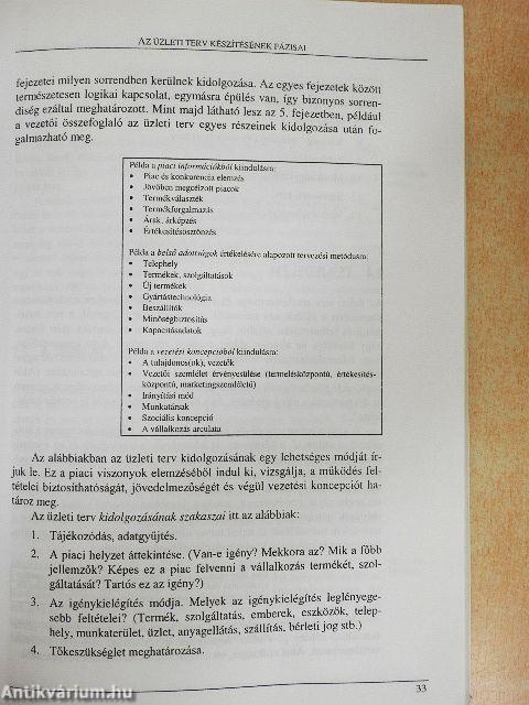 Üzleti tervezés
