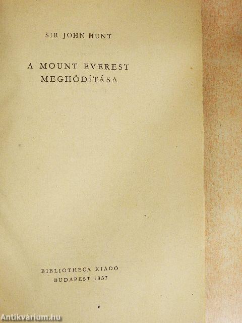 A Mount Everest meghódítása