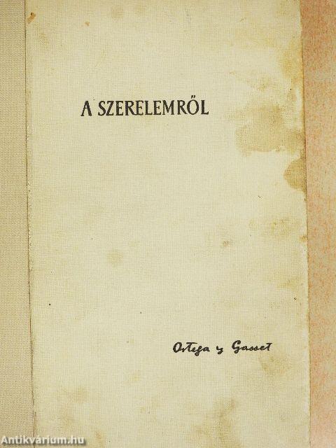 A szerelemről