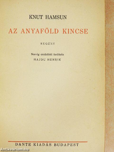 Az anyaföld kincse