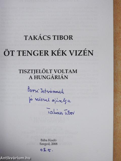 Öt tenger kék vizén (dedikált példány)