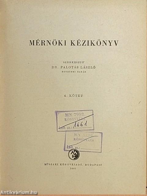 Mérnöki kézikönyv 4.