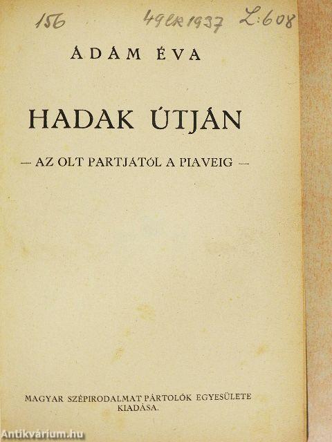 Hadak útján