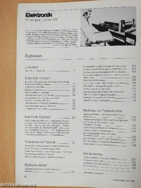 Elektronik Januar 1978